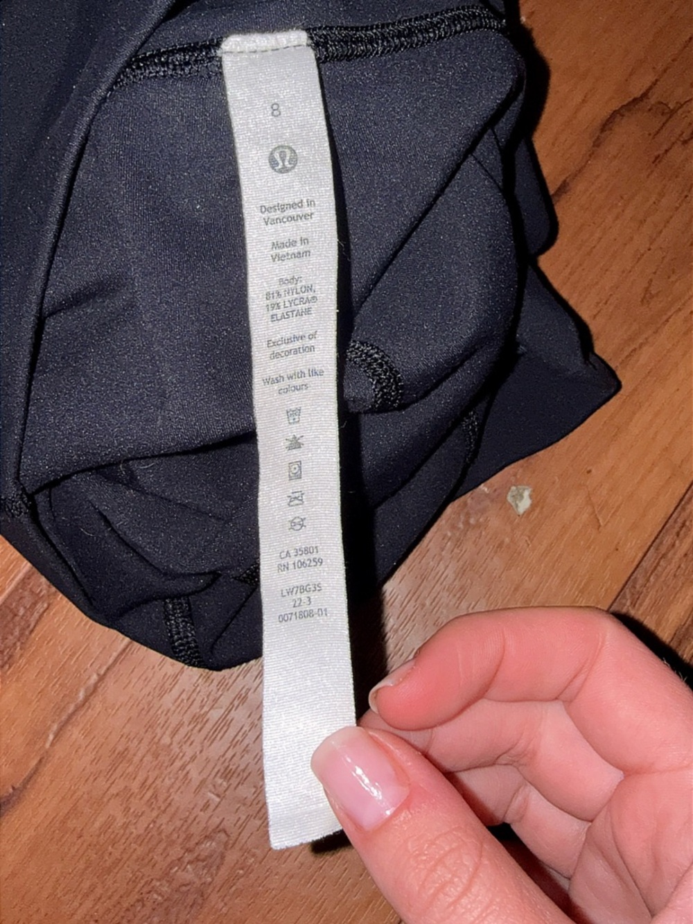 Pristine Like New Lululemon Align HR Short 6" Size:8 Black - Picture 7 of 13